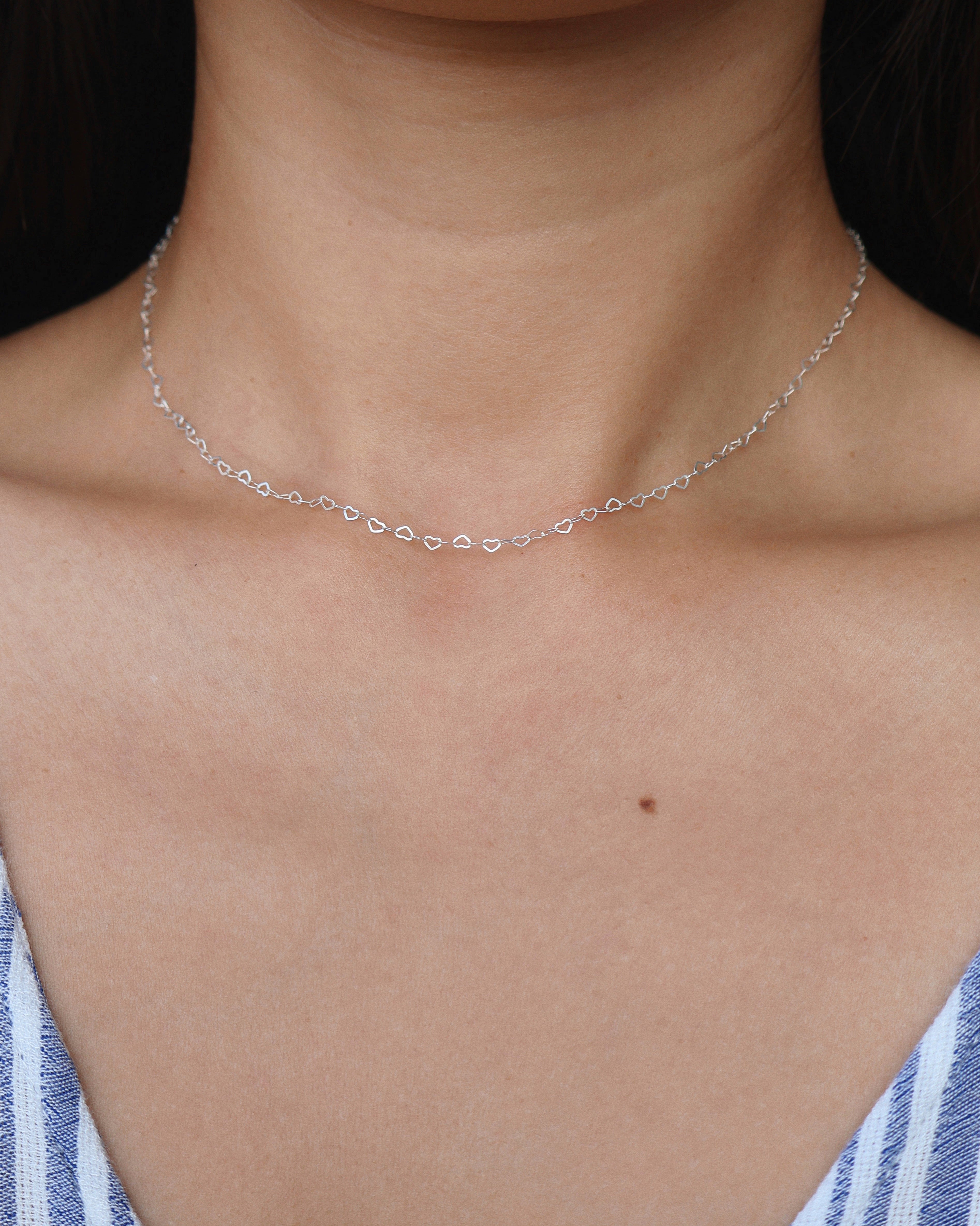 S925 Sterling Silver] VALENTINA CHOKER – TOTTO&CO.