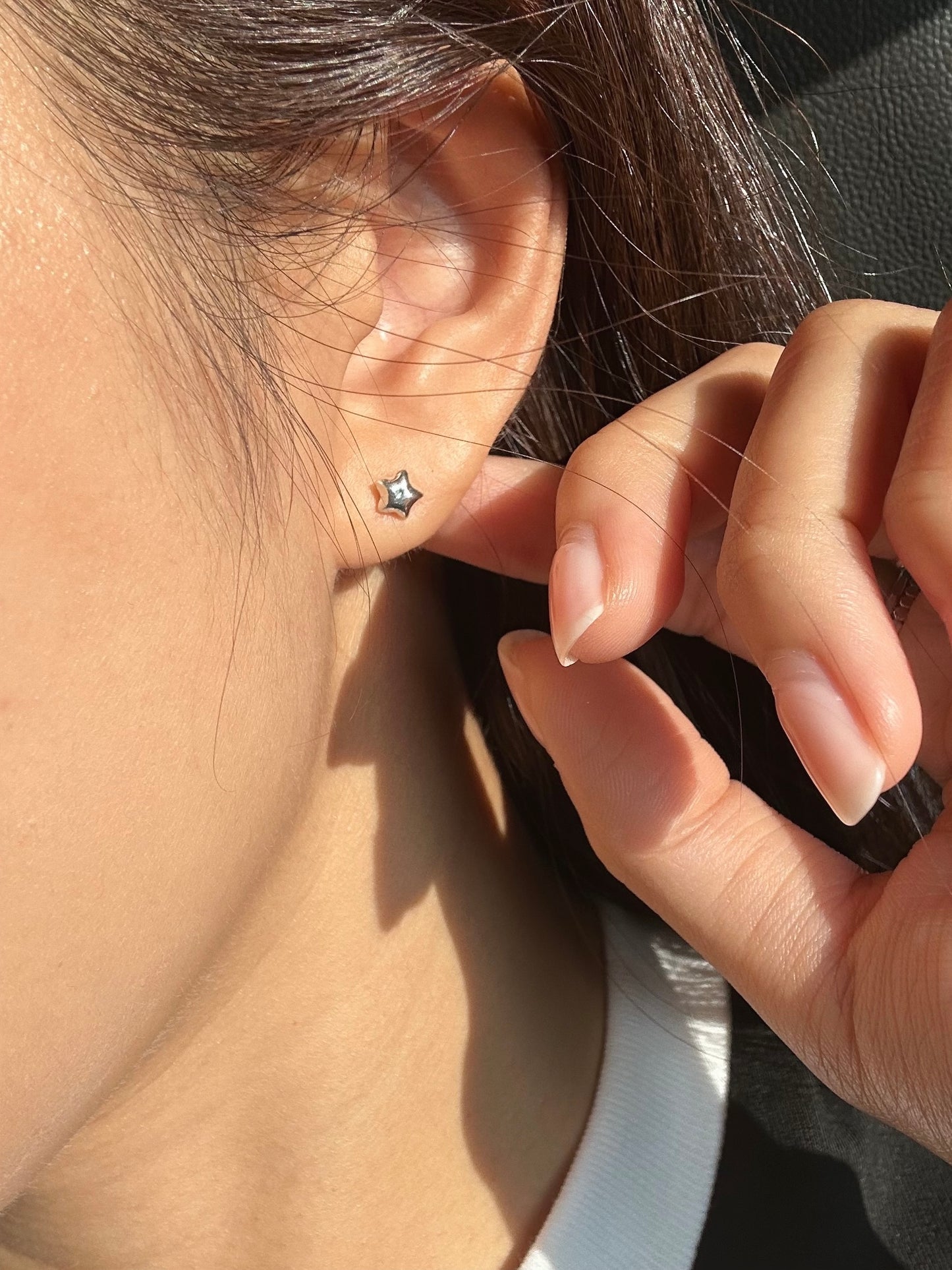 PUFFY STAR STUDS
