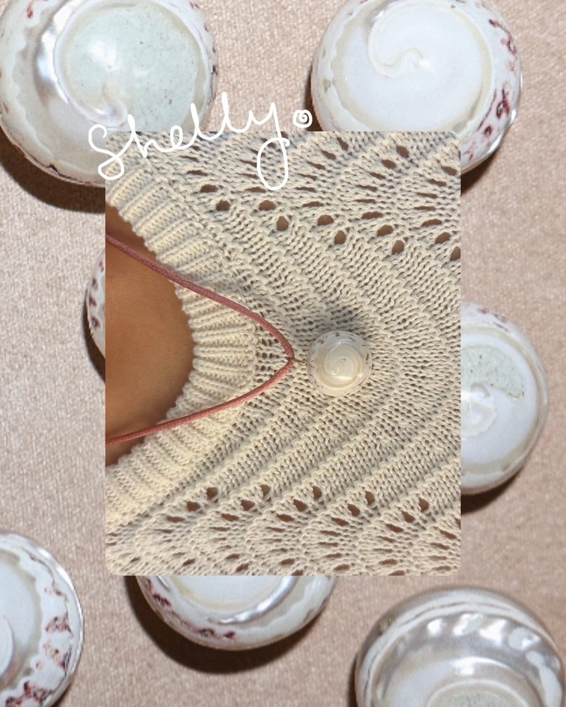 SHELLY STRING NECKLACE