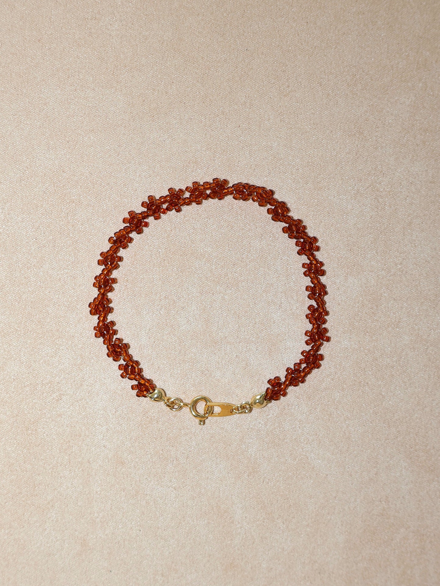 BLOOM BRACELET - SOFT BROWN