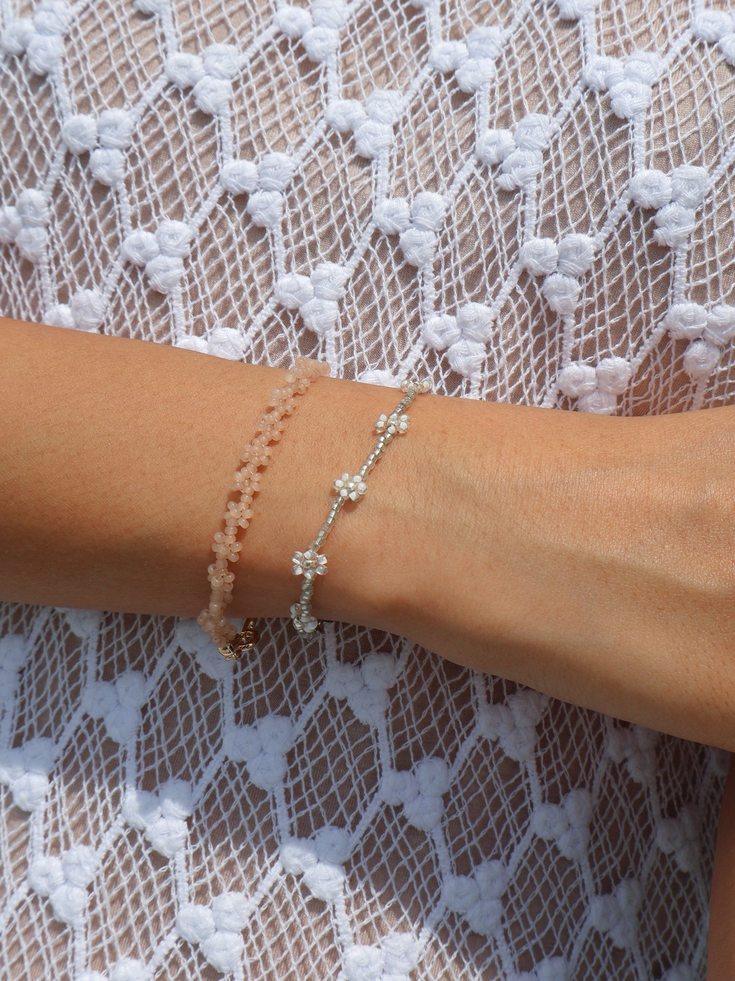 BLOOM BRACELET - NUDE