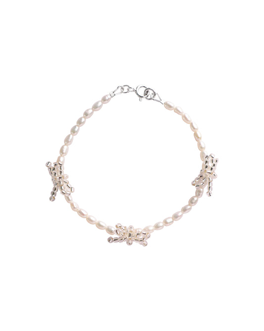 [S925 Sterling Silver] BOW BRACELET