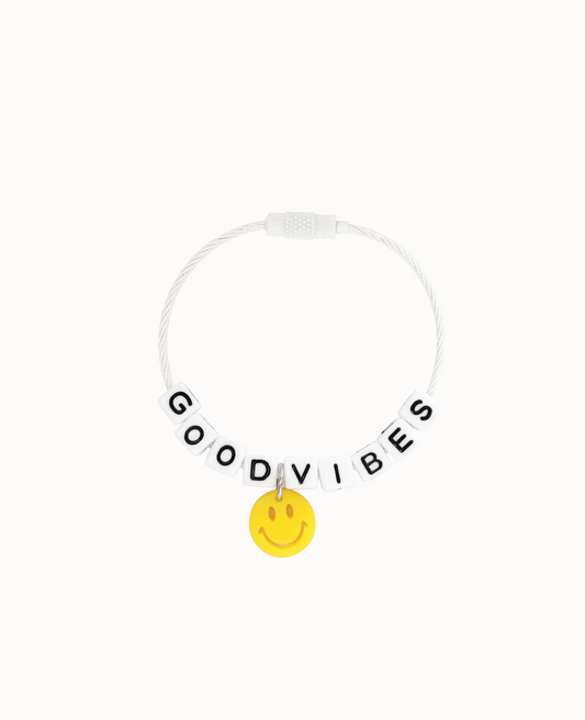 MR SMILEY GOOD VIBES BAG CHARM