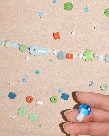 [CUSTOMISABLE] BRACELET KIT IN CORAL TONES