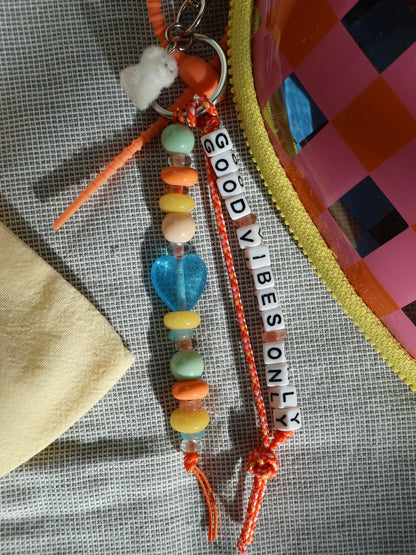 [CUSTOMISABLE] GOOD VIBES ONLY KEY CHAIN