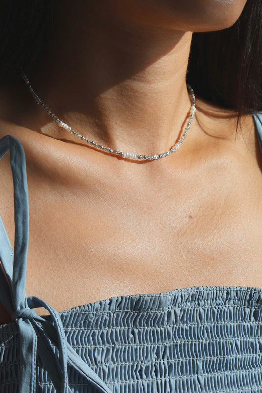 [S925 Sterling Silver] BREE CHOKER - SILVER