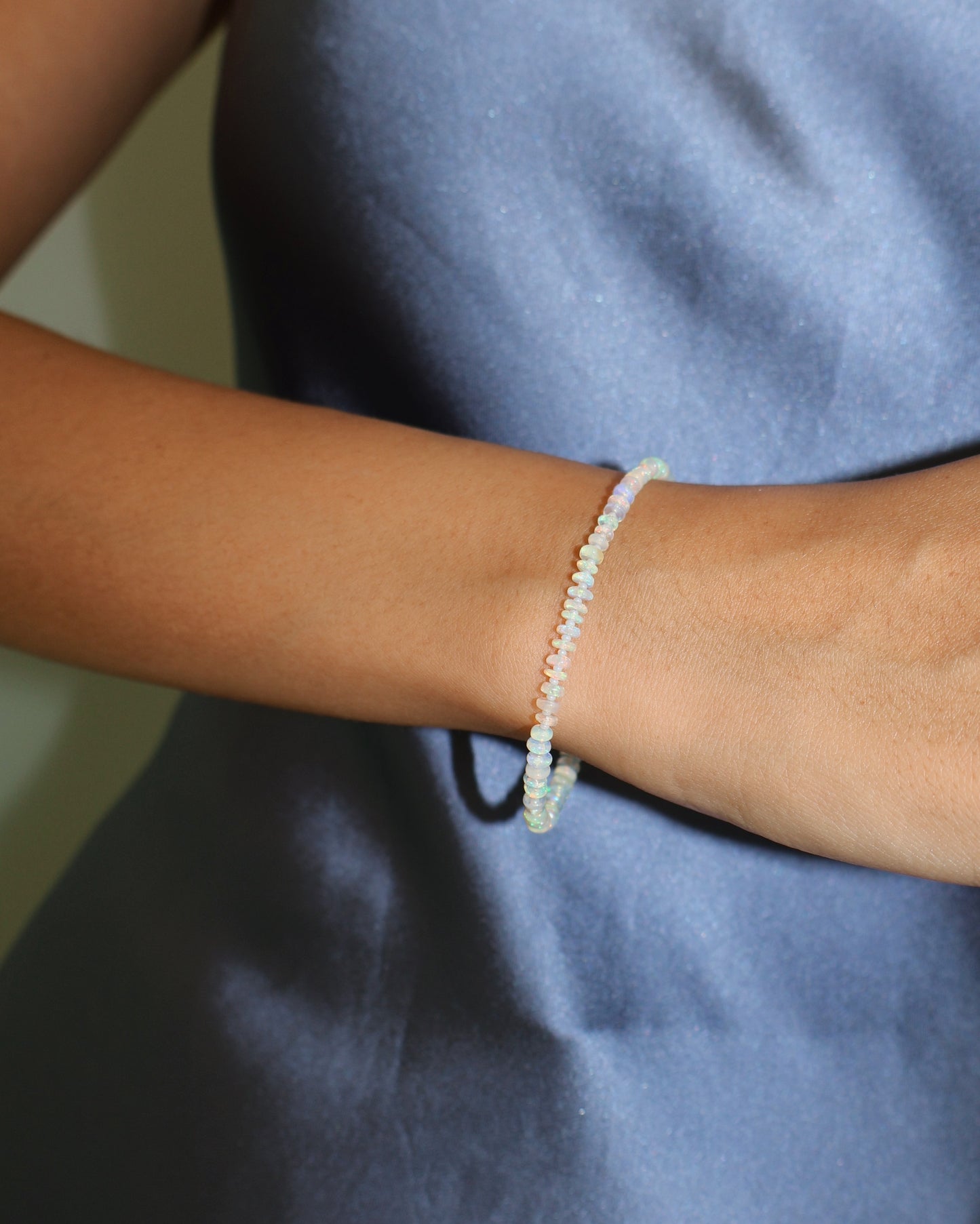 [S925 Sterling Silver] OPAL BRACELET