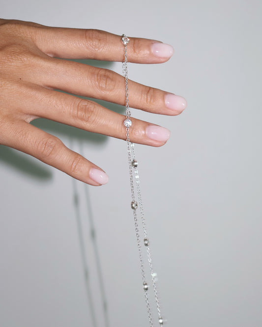 [S925 Sterling Silver] QUINN CHAIN NECKLACE