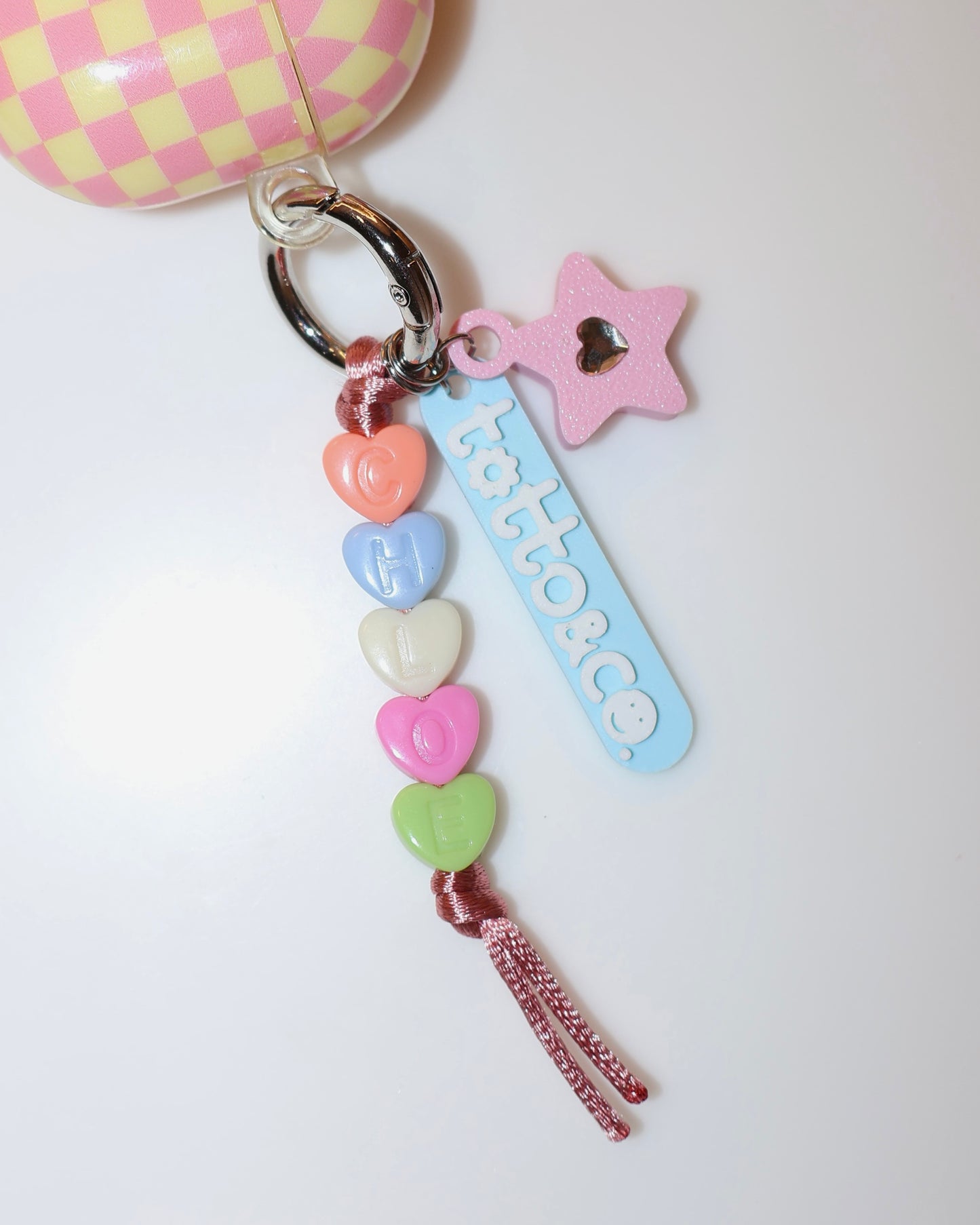[CUSTOMISABLE] WISH UPON A LOVE BAG CHARM - PINK STAR