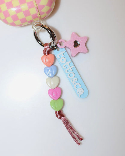 [CUSTOMISABLE] WISH UPON A LOVE BAG CHARM - PINK STAR