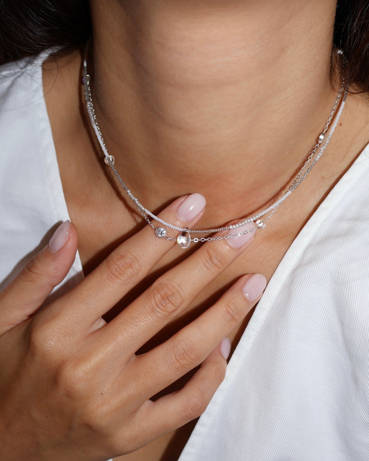 [S925 Sterling Silver] QUINN CHAIN NECKLACE