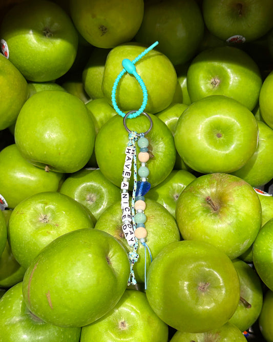 [CUSTOMISABLE] HAVE A NICE DAY KEY CHAIN