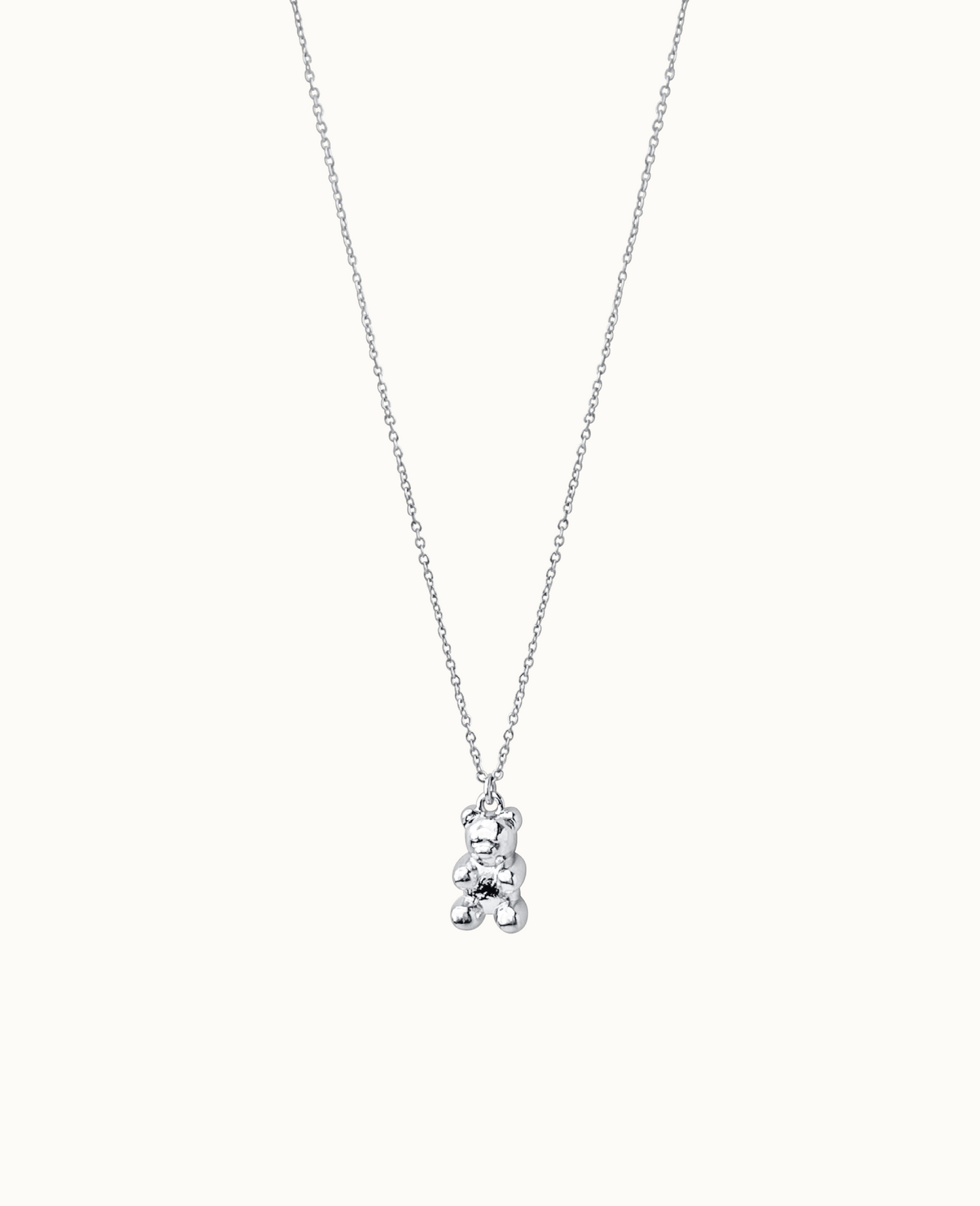 TEDDY NECKLACE [SILVER]