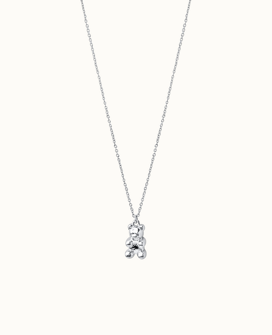 TEDDY NECKLACE [SILVER]