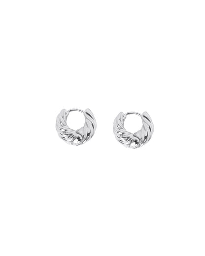 PIPER TWISTED HOOPS SILVER