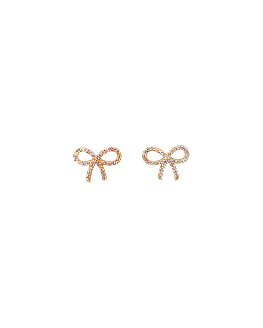 SERI BOW STUDS GOLD