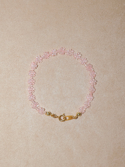 BLOOM BRACELET - BABY PINK