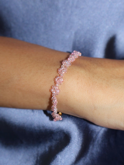 BLOOM BRACELET - BABY PINK