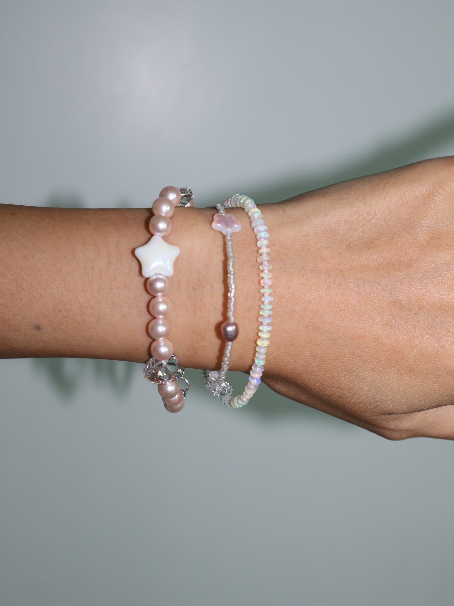 [S925 Sterling Silver] OPAL BRACELET