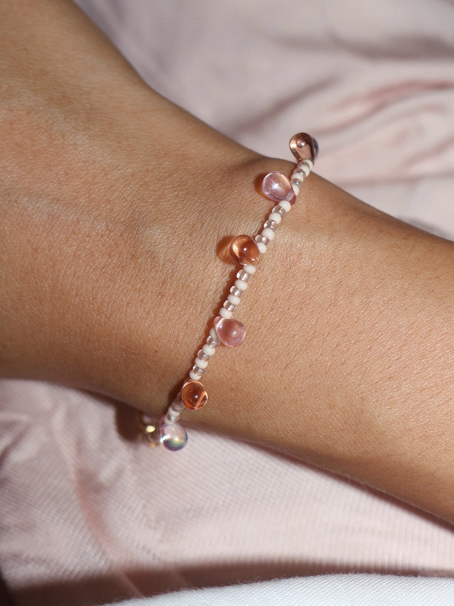 CAMILLE BRACELET - BLUSH PINK