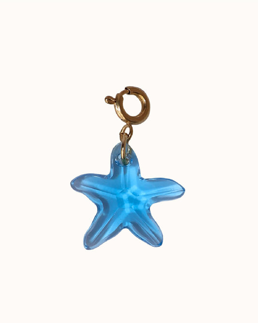 STARFISH CHARM - AQUAMARINE