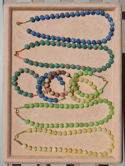 NARA NECKLACE - POOL BLUE