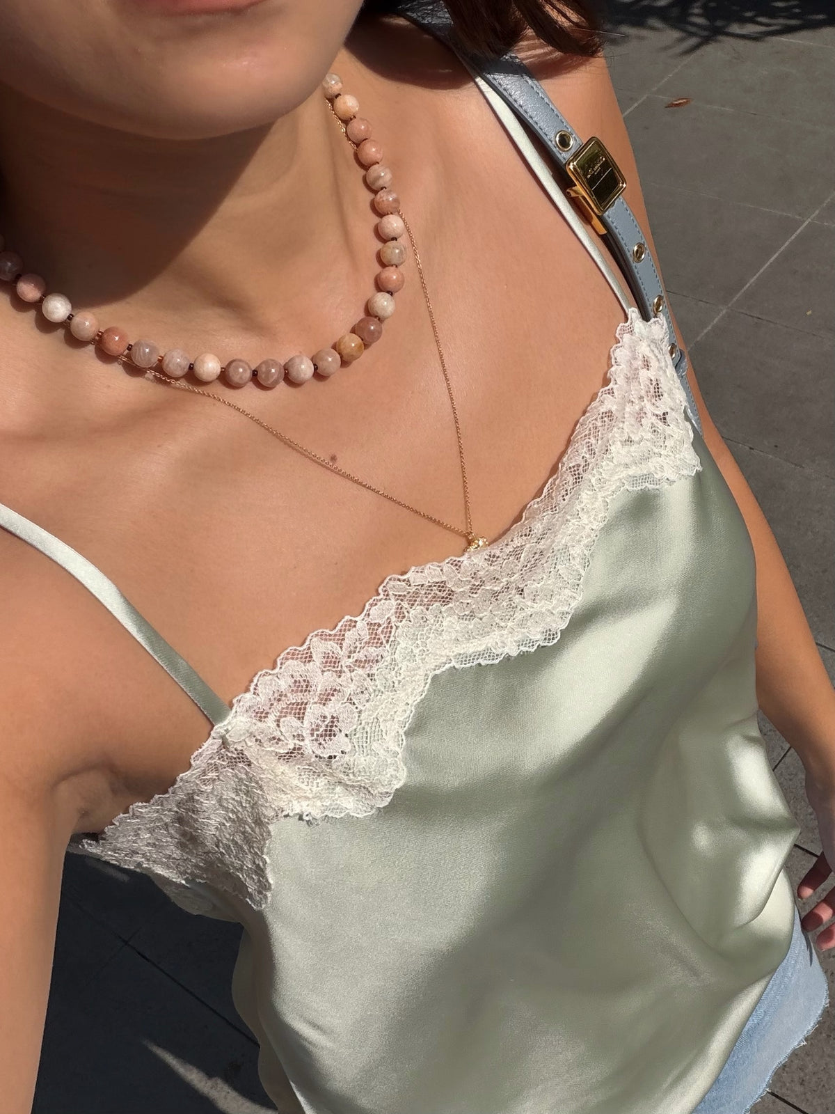 NARA NECKLACE - SUNSTONE
