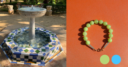 NARA NECKLACE - PISTACHIO