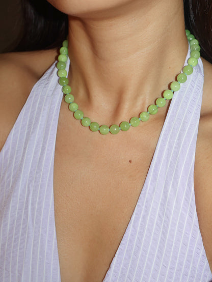 NARA NECKLACE - PISTACHIO