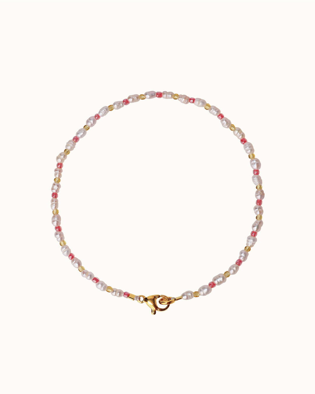 SUKEY ANKLET - PINK/YELLOW