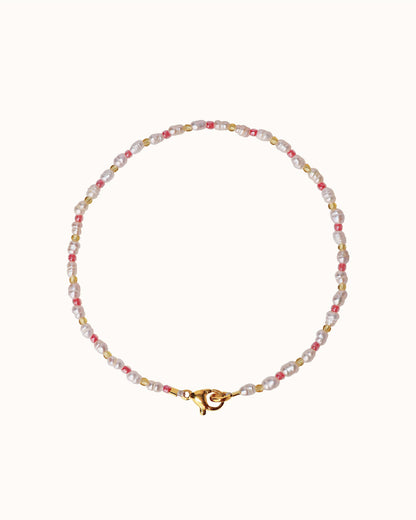 SUKEY ANKLET - PINK/YELLOW