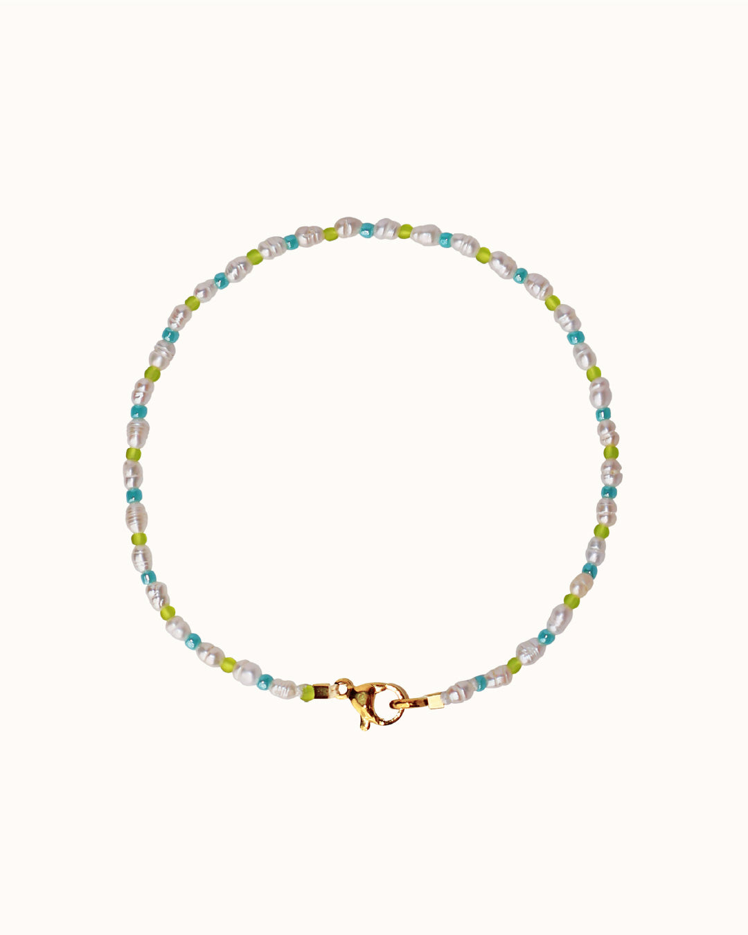 SUKEY ANKLET - GREEN/TURQUOISE